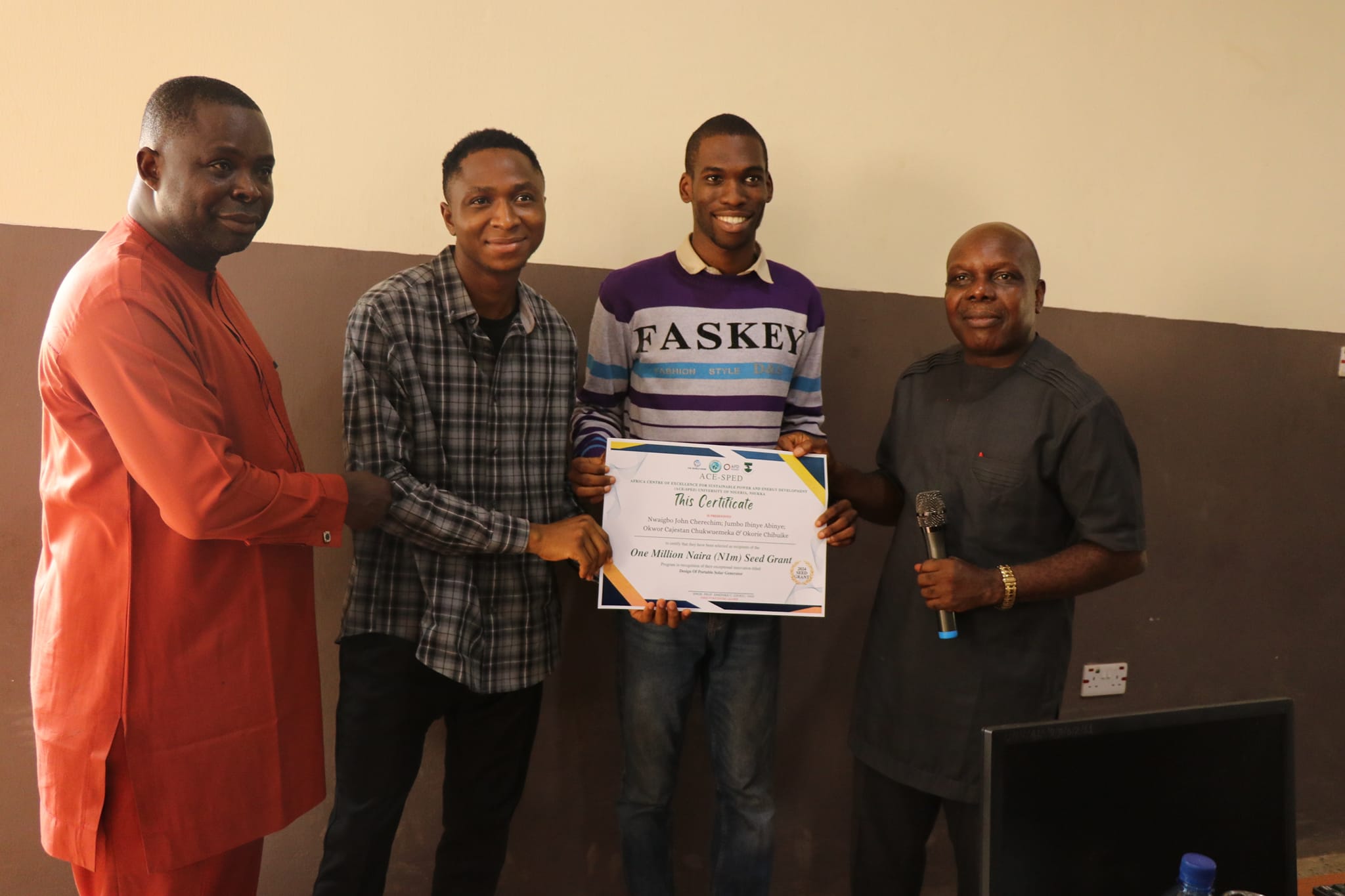 ACE-SPED Awards 12 Million Naira Research, Innovative Grant to Students
